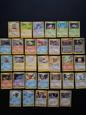 Pokemon Dragon πακέτο vintage 32 κάρτες TCG μεταχειρισμένο