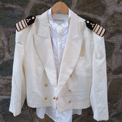 Merchant Navy officer jacket and shirt used with Vassilios Kostetsos signature