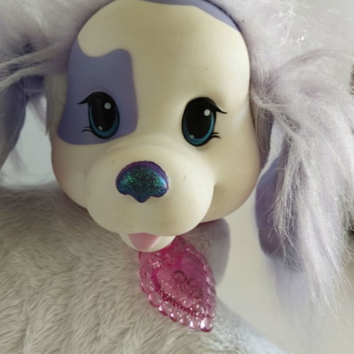 Vintage 80's Puppy Surprise dog with one puppy used