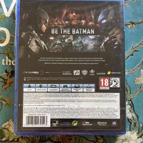 Batman Arkham Knight PS4 game, factory sealed