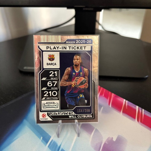 2025-26 Contenders EuroLeague Will Clyburn Play-In Ticket card like new