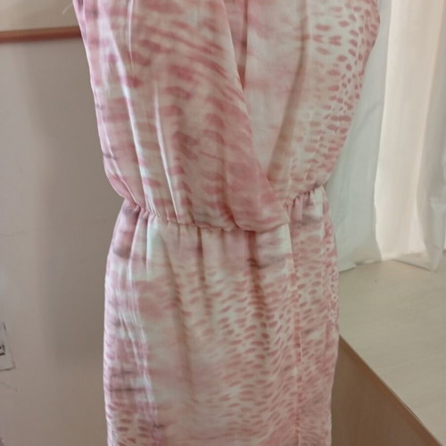 Bershka Strapless Dress Large, Lined, Like New, Beige Pink