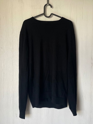 Massimo Dutti knitted sweater size L new, black
