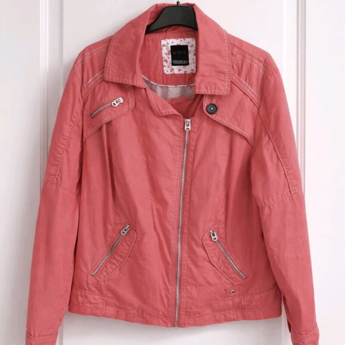 Yessica Coral Pink Jacket lightweight, used cotton