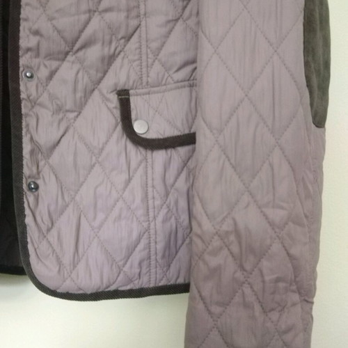 Mariposa quilted jacket size 38 like new, beige brown