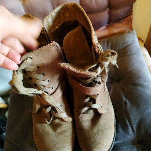 Brown ankle boots used, size 38, very good condition