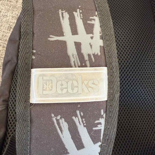 Decks black backpack like new