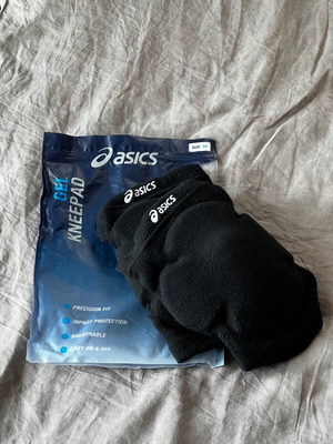ASICS Gel Kneepad used, size SR, black