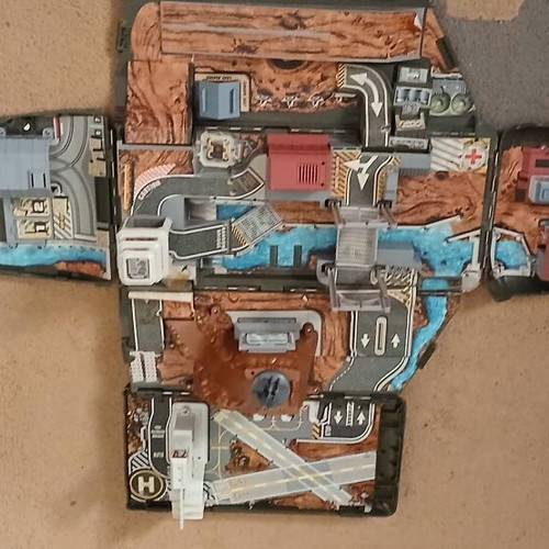 Micro Machines Military Combat Carrier Van playset used