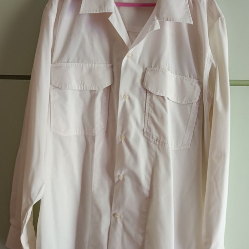 Glou men's shirt white, size Large, like new