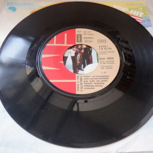 Blue Suede Hush/I'm Alive rare 45rpm vinyl used, German pressing