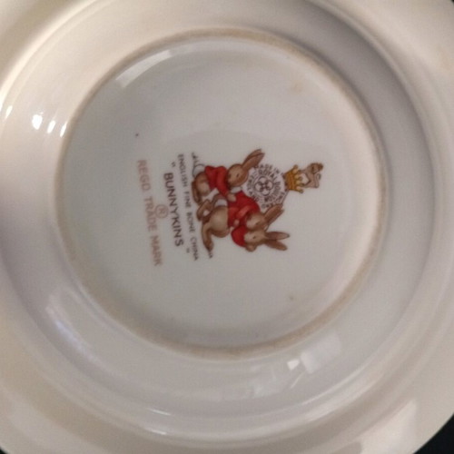Royal Doulton Bunnykins England deep children's plate set Bone China 1936