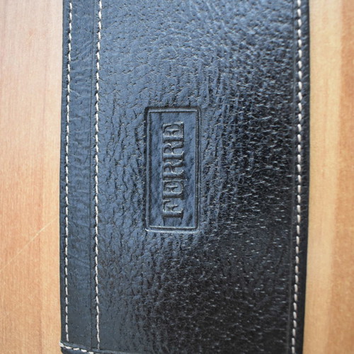 Leather wallets set of 4 with compartments and zipper