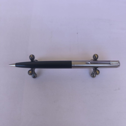 Parker 75 mechanical pencil used, stainless steel cap, dark blue body