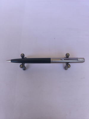 Parker 75 mechanical pencil used, stainless steel cap, dark blue body