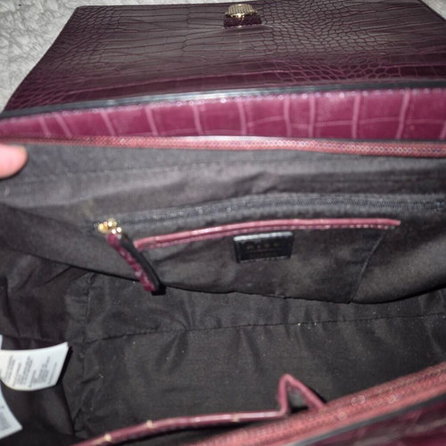 Aldo Rise by Misha Nonoo shoulder bag like new, deep burgundy faux leather