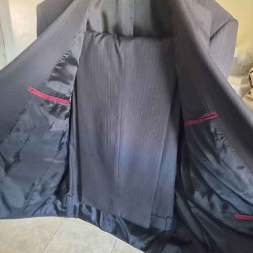 Mariante suit like new, gray, size XL