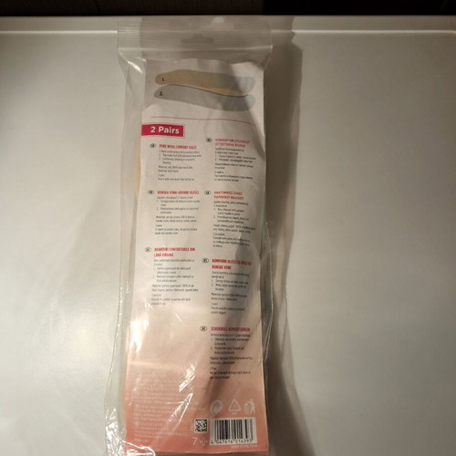 Yourstep wool insoles pack of 2 size 44-45 new