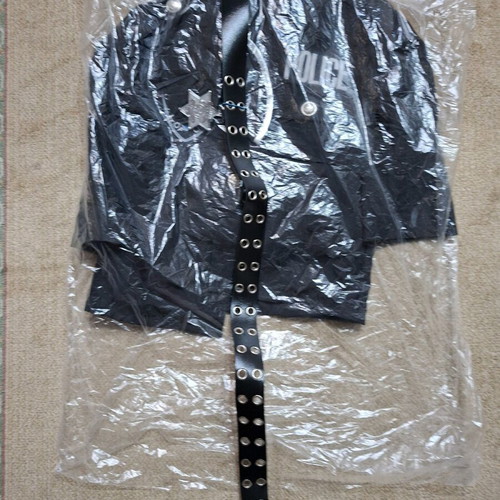 Police costume for 6 years like new with hat and belt