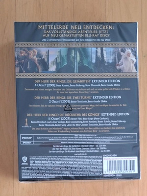 The Lord of the Rings Trilogy Remastered Extended Editions 6x Blu-ray with Greek subtitles new