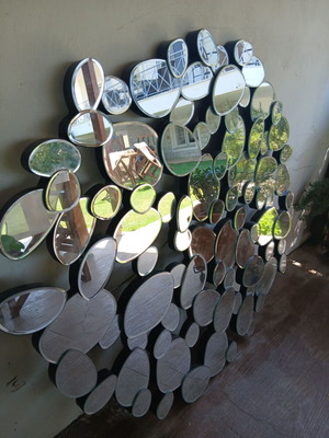 Wall mirror decoration 110×130 cm