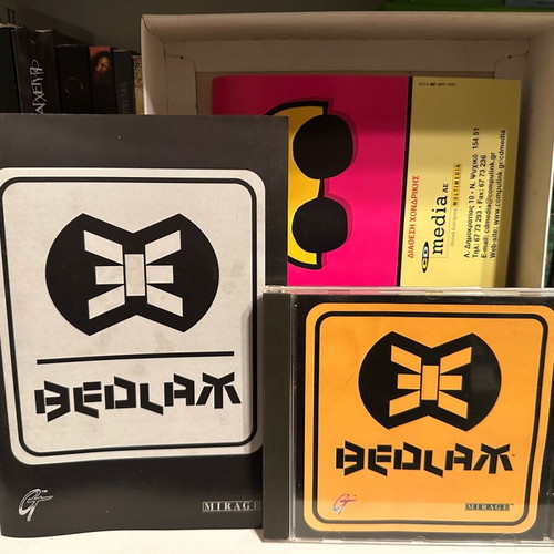 Bedlam PC big box used with Greek manual