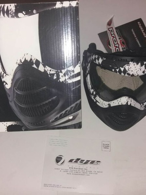 Paintball Mask Dye Aixs Pro New With Double Lens
