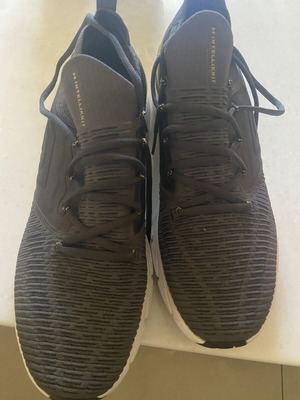 Under Armour Athletic Shoes like new, size 46, black and gray