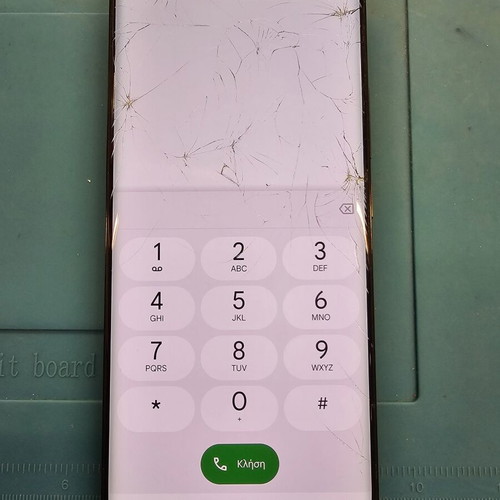 Original Display Redmi Note 14 Pro 5G Black cracked glass
