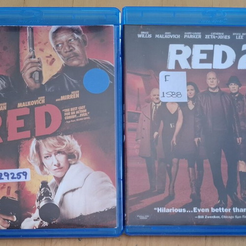 Red 1+2 Blu-ray set used with Greek subtitles