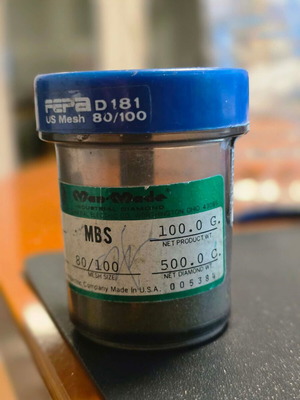 Authentic industrial diamond container from General Electric GE, Man-Made MBS Series