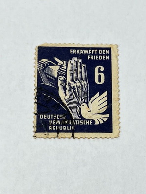 East Germany Stamp Fight for Peace 1950 like new