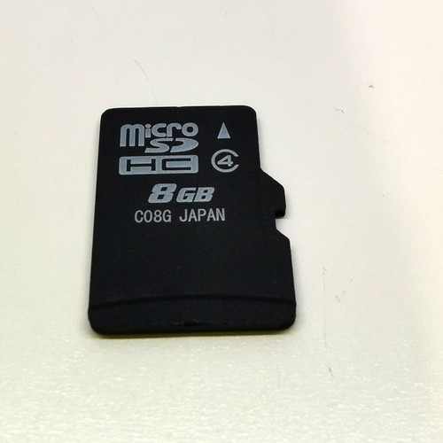 MicroSDHC memory card 8GB Class 4 like new, Japan OEM