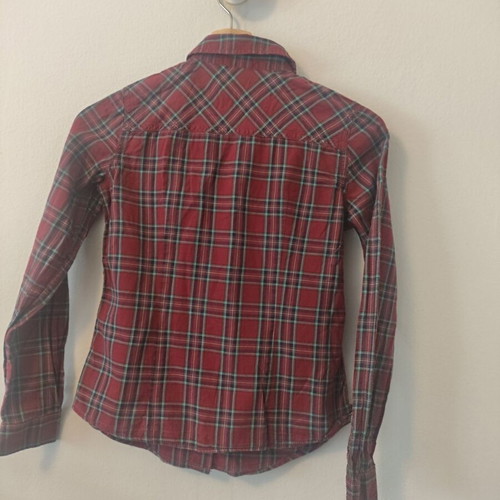 Benetton Checked Shirt For Girls Like New, Multicolor