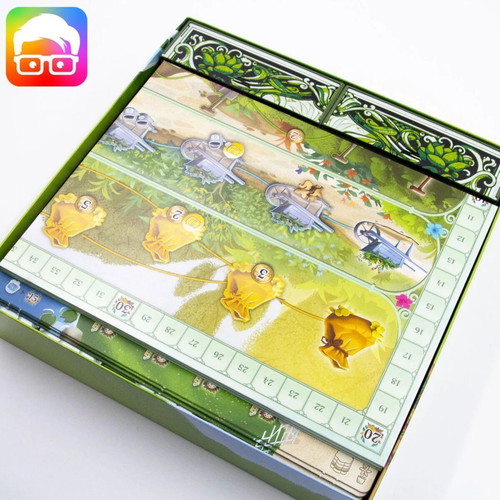 Botanicus Board Game Organizer with Greenhouse Insert new