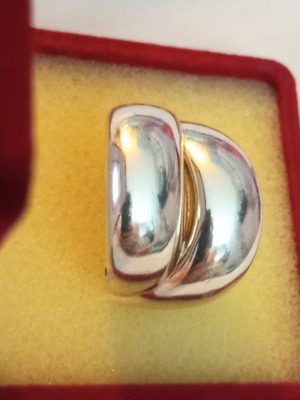 Pilgrim Silver Plated Ring No. 55 Like New