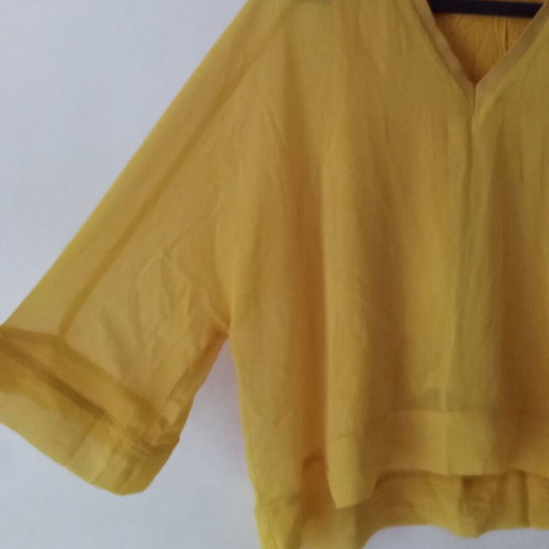 Zara spring blouse like new, yellow, size S