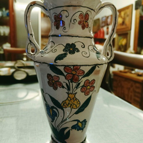 Vase old used from Rhodes handmade ceramic