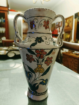 Vase old used from Rhodes handmade ceramic