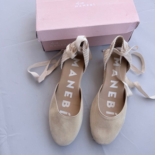 Manebi Espadrilles No41 like new, beige