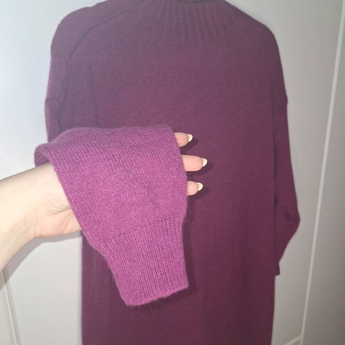Blouse dress like new, purple, size Large