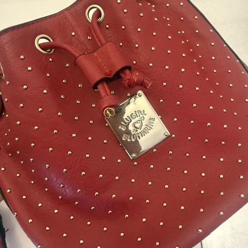 Blumarine Blugirl Red Drawstring Bag like new