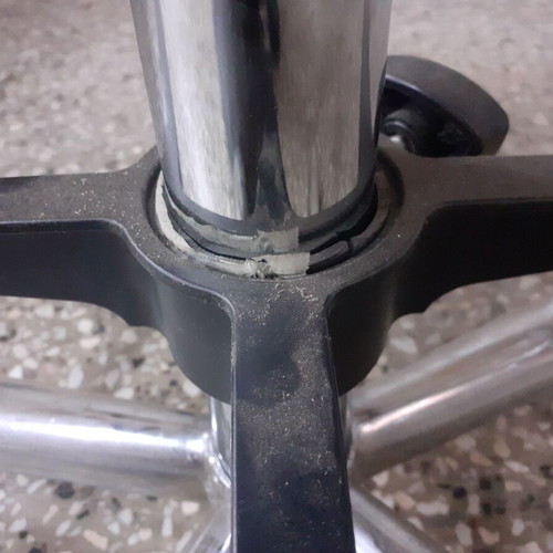 Laboratory stool used with adjustable seat and backrest