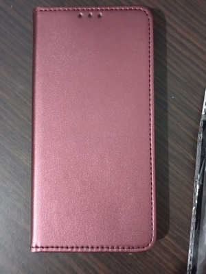 Θήκη κινητού Samsung A10, βυσσινί μεταλλιζέ, καινούργια στο κουτί