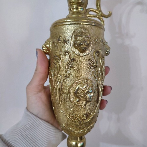 Amphora used, old decorative item 33cm and 39.5cm high