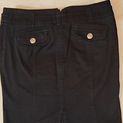 Iceberg Ice B Black Denim Skirt like new, size M 38 10