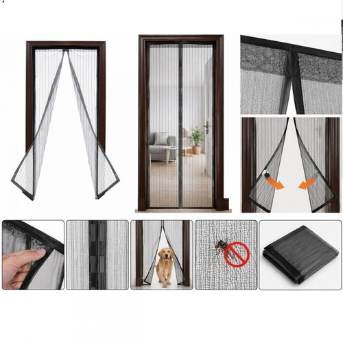 Smart black mesh screen 150x220cm new