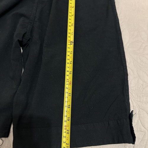 Black Cotton Bermuda Shorts size M new with pockets