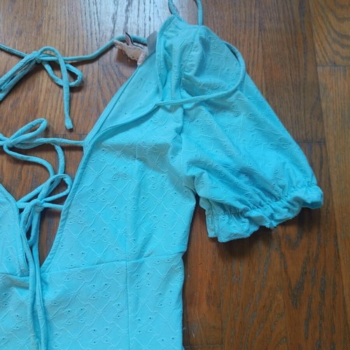 H&M summer dress, turquoise, size S