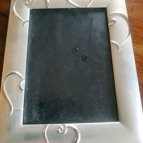 Metal photo frames used, pack of 3 silver color